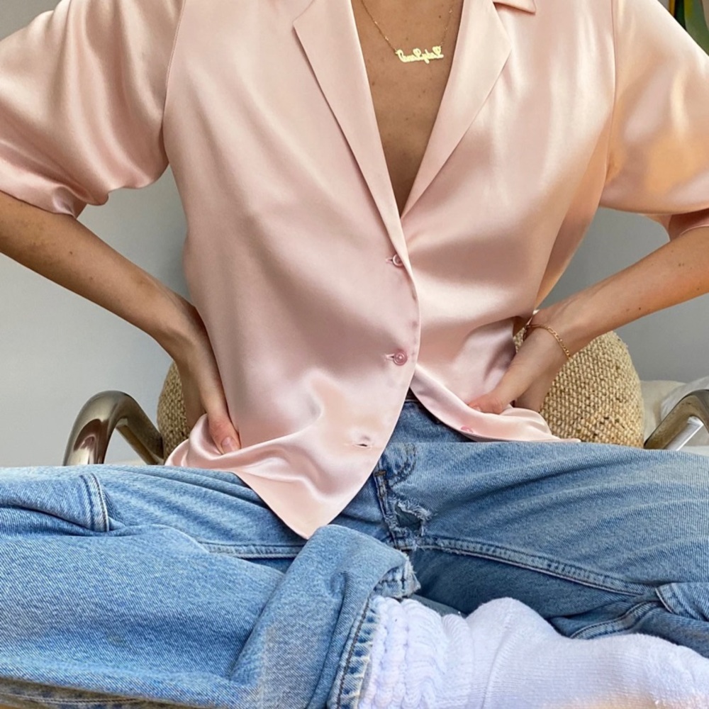 orseund iris archived le funk top mauve size small - Picture 2 of 3